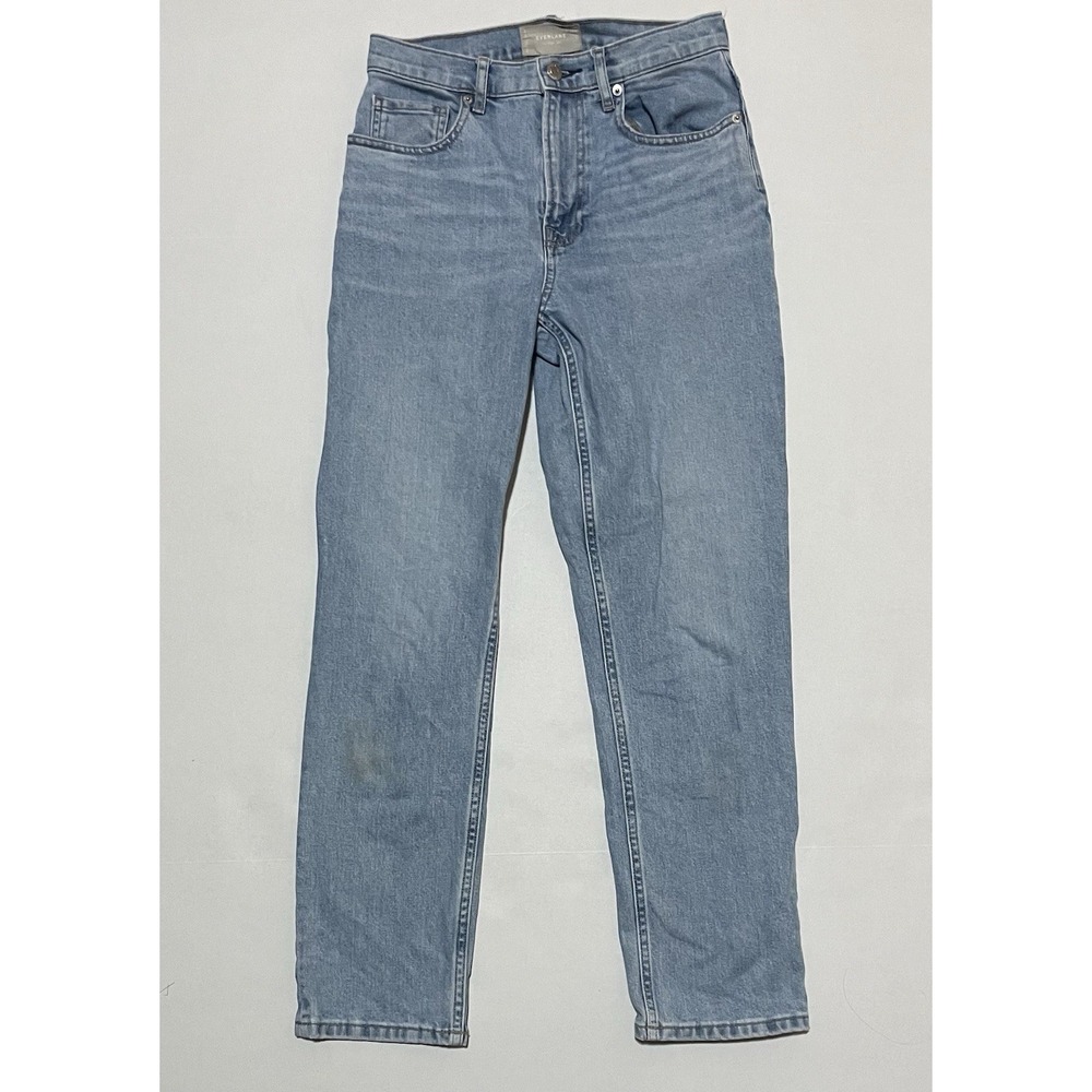 Everlane Jeans Womens Size 26 X 28 The Cheeky Jean Straight Leg Light Blue Denim